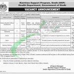 Sindh Government Jobs