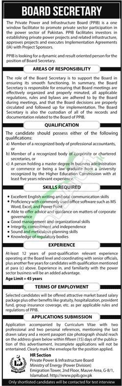 PPIB Pakistan Jobs