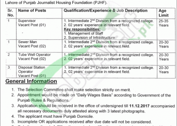 PJHF Jobs