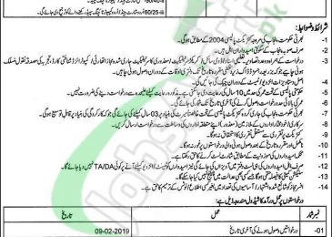 Directorate of Public Instructions (Secondary Education) Lahore Jobs 2019