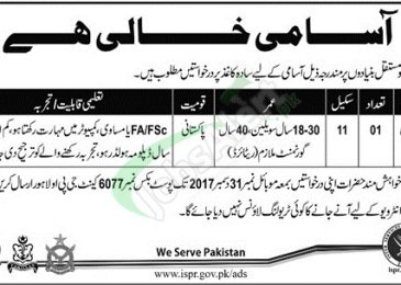 Pak Army Jobs