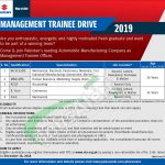 Pak Suzuki Motor Management Trainee Drive 2019