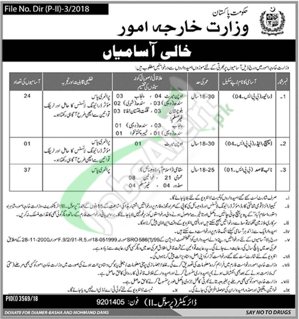 Ministry of Foreign Affairs Jobs