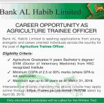 Bank Al Habib Jobs 2018