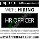 OPPO Jobs in Lahore 2018