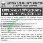 Attock Solar Pvt Limited Jobs