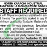 North Karachi Industrial Development and Management Company  Jobs 2018