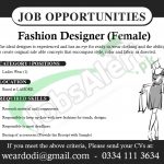 Fashion Designer Jobs in Lahore