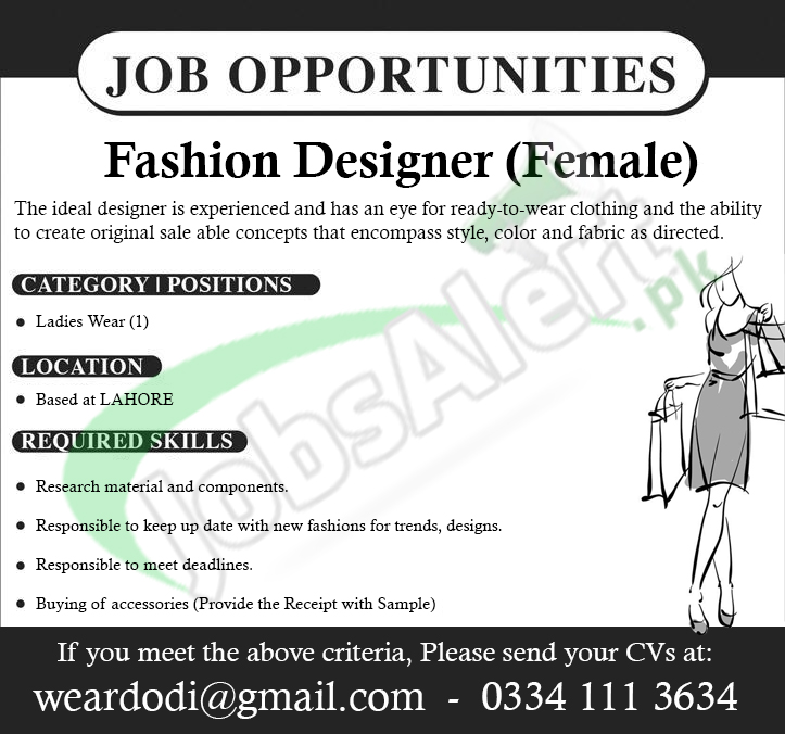 apparel designer jobs