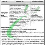 Khawaja Fareed University of Engineering & IT Rahim Yar Khan Jobs