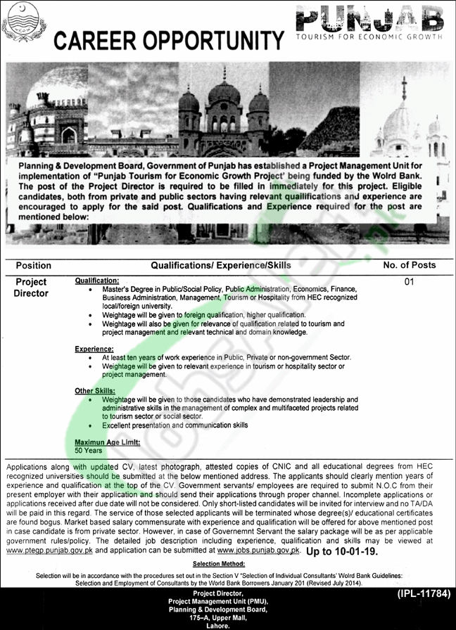 Planning and Development Punjab Jobs