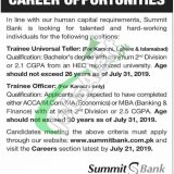 Summit Bank Jobs