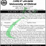 University of Chitral Jobs