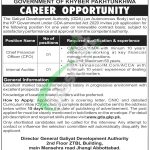 Galiyat Development Authority Jobs