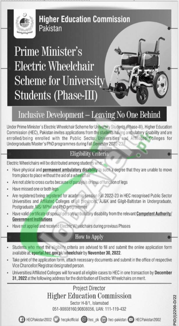PM Electric Wheelchair Scheme 2024 Apply Online Detailed Eligibility Criteria