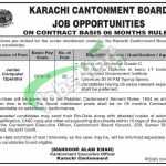 Cantonment Board Karachi Jobs