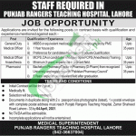 Rangers Hospital Lahore Jobs