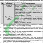 National Assembly of Pakistan Jobs