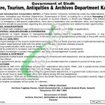 Culture Tourism Antiquities & Archives Department Sindh Jobs