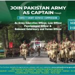 Captain Jobs in Pak Army