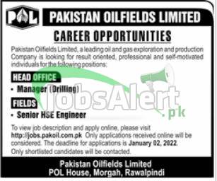 Pakistan Oilfields Limited POL Jobs