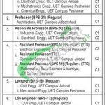 University of Engineering & Technology Peshawar Jobs