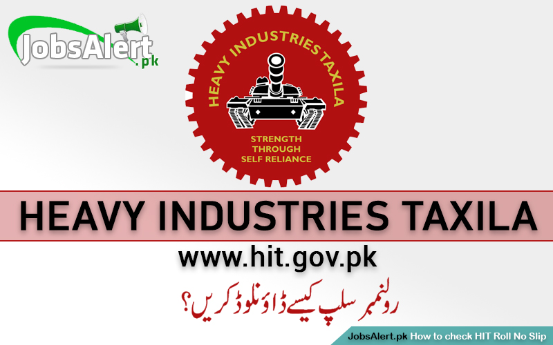 HIT Taxila Roll Number Slip 2024 hit.gov.pk Test Date Check Online