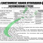 Cantonment Board Hyderabad Jobs