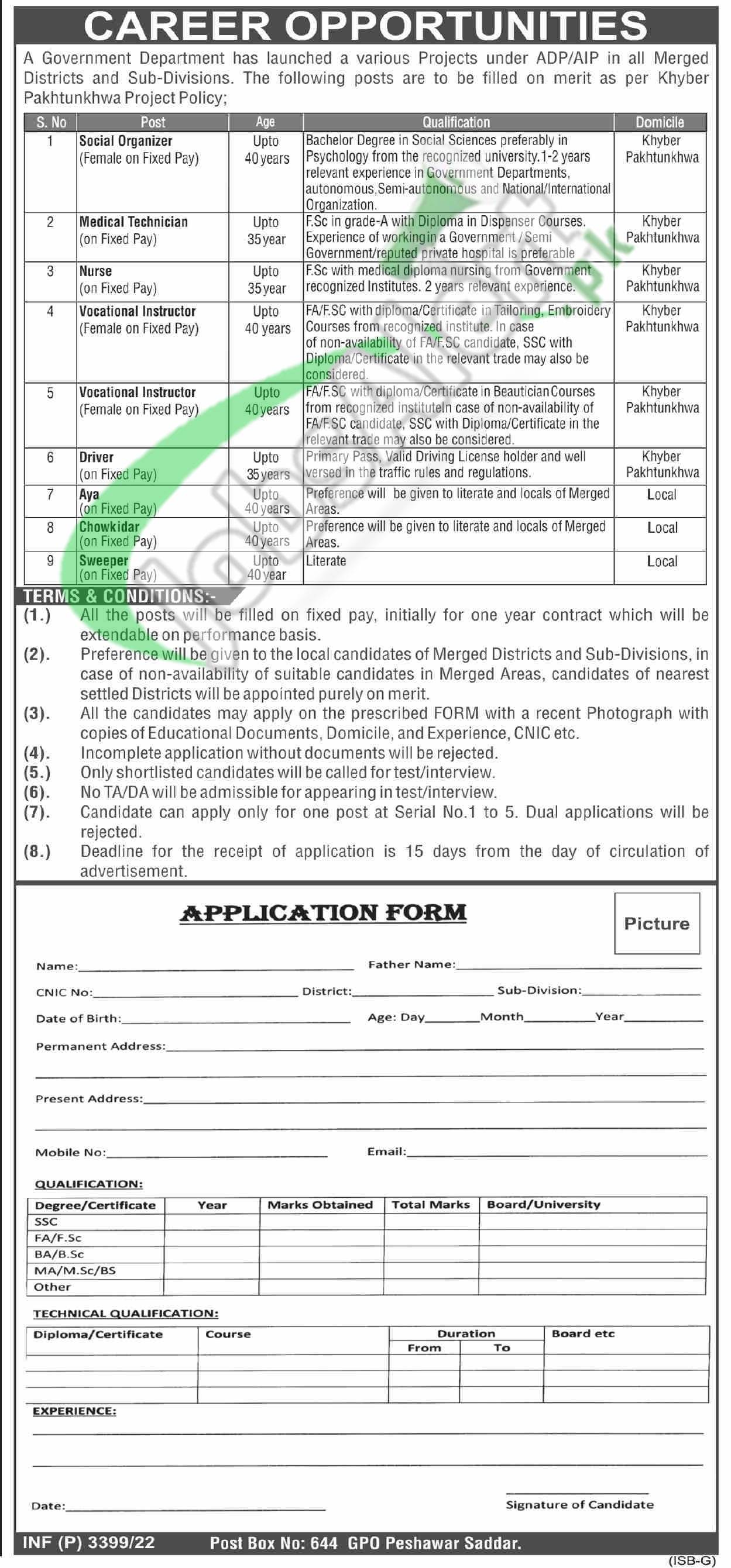 PO Box 644 Peshawar Jobs 2022 Current Employment Opportunities