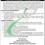  Ayub Teaching Hospital Abbottabad Jobs