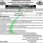 Environment Protection Department Punjab Jobs