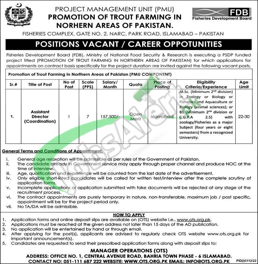 Fisheries Complex Jobs 2023 Fisheries Development Board