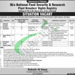 Ministry of National Food Security & Research Jobs