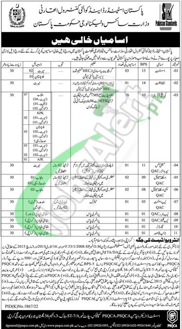 Ministry of Science and Technology Jobs