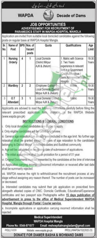 WAPDA Jobs