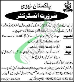 Pak Navy Civilian Jobs