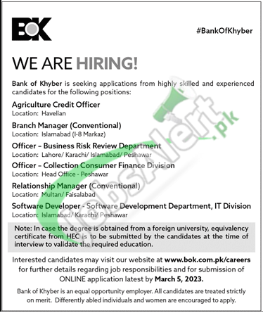 BOK Jobs