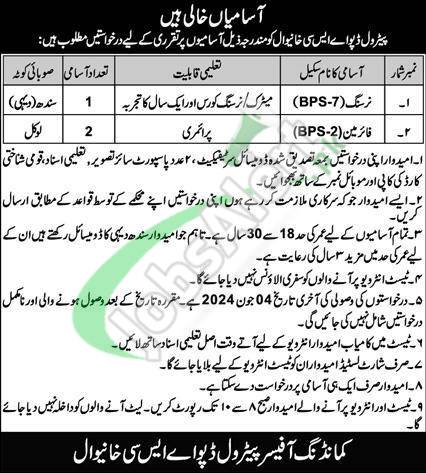 Pak Army Civilian Jobs