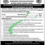Environment Protection Department Punjab Jobs