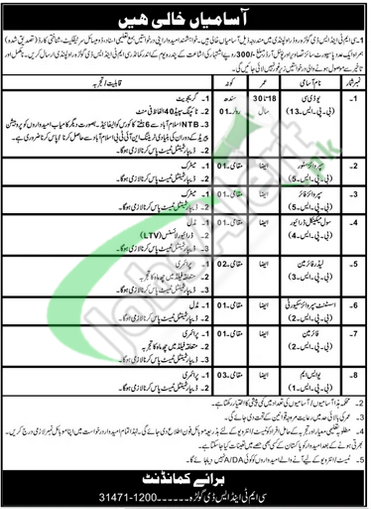 CMT & sd Golra Rawalpindi Jobs