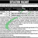 Army Medical College Rawalpindi Jobs