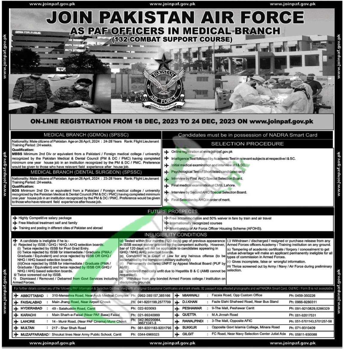 Join PAF as Doctor