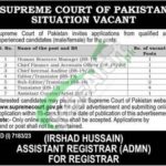 Supreme Court of Pakistan Jobs