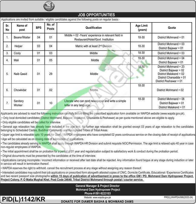 WAPDA Jobs