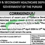 Primary and Secondary Healthcare Department Punjab