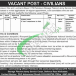 Petroleum Oils and Lubricants Depot Army Service Corp Hafizabad Jobs
