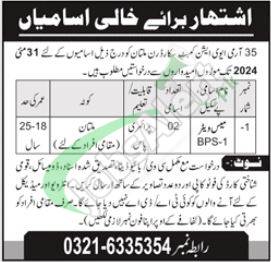 Pak Army Civilian Jobs