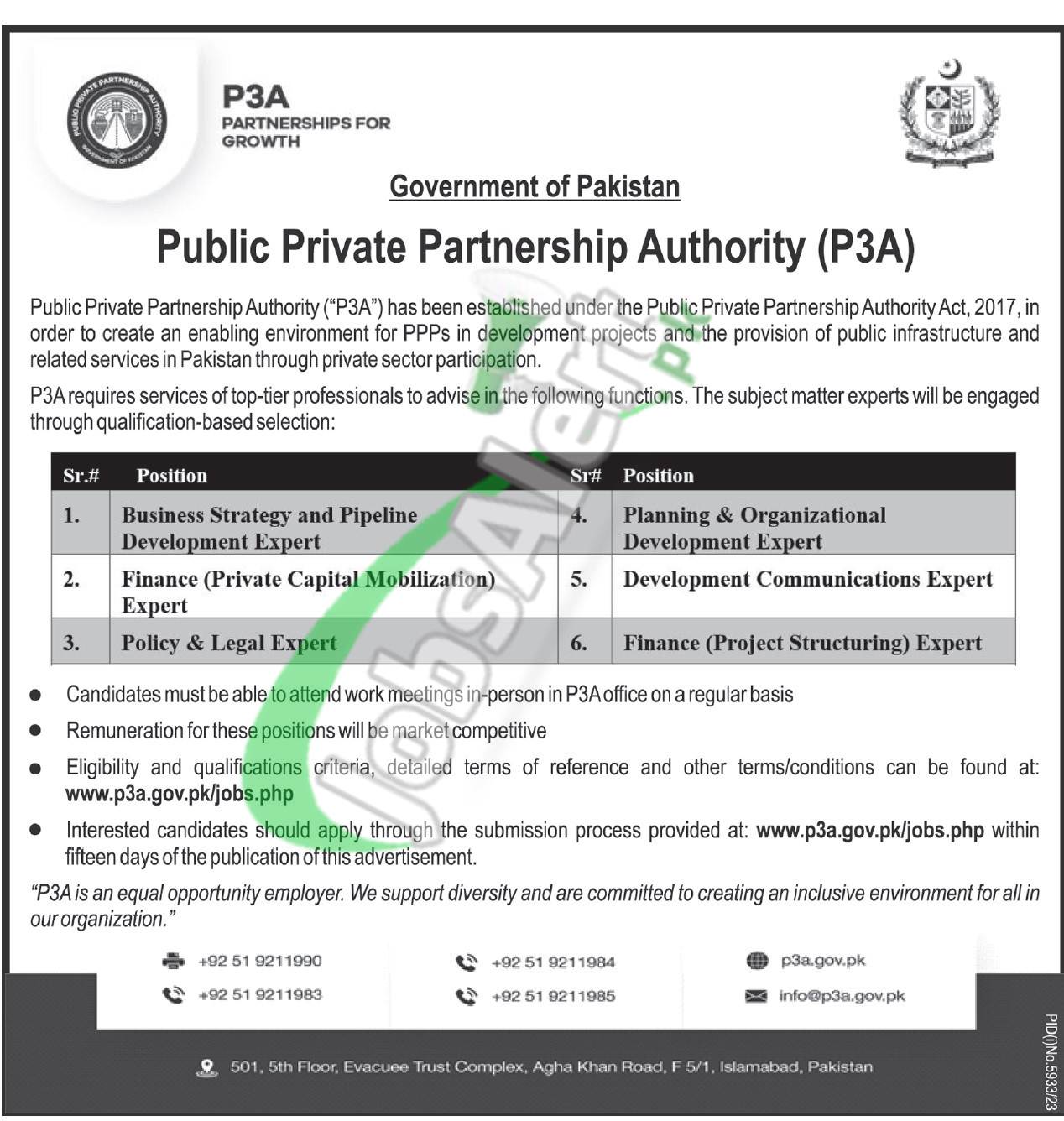 Public Private Partnership Authority Jobs