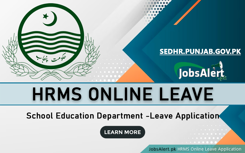 HRMS Online Leave Apply 2024 sedhr.punjab.gov.pk for C-Leave