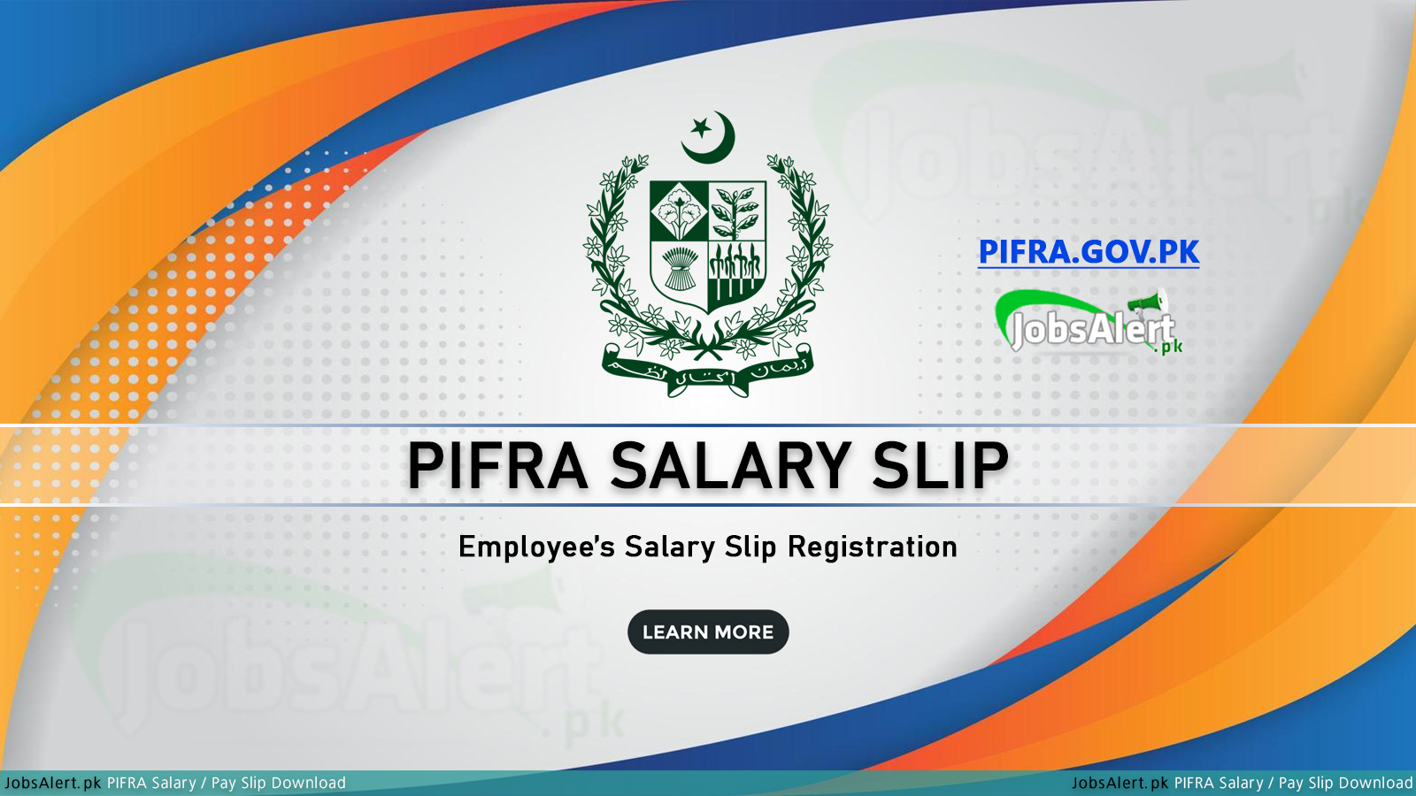 PIFRA Salary Slip www.pifra.gov.pk Download & Registration